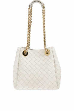 Bottega Veneta WHITE Shoulder bag Parachute Small