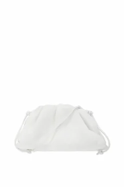 Bottega Veneta WHITE ‘The Mini Pouch’ shoulder bag