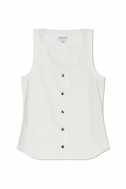 Bottega Veneta WHITE Top with fastening