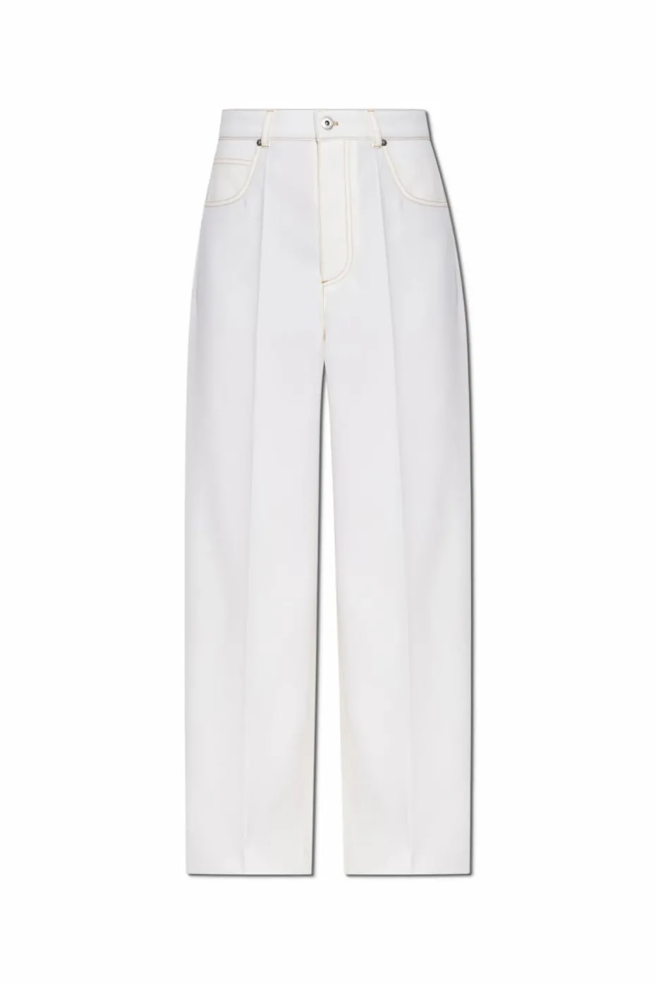 Bottega Veneta WHITE Wool pants