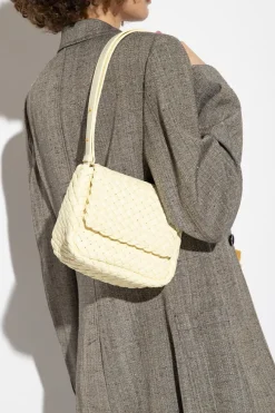 Bottega Veneta YELLOW ‘Cobble Small’ shoulder bag