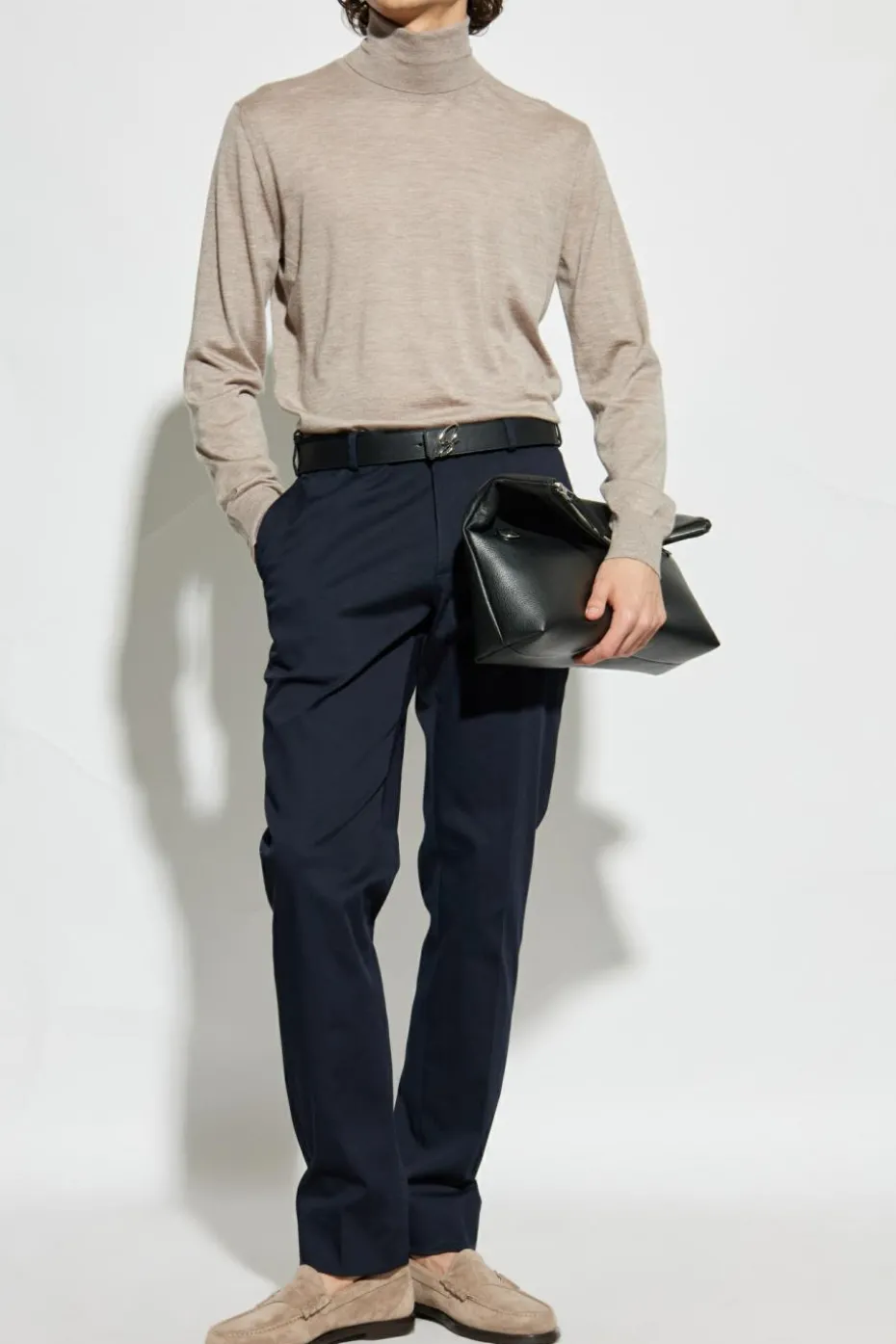 Brioni beige Cashmere turtleneck