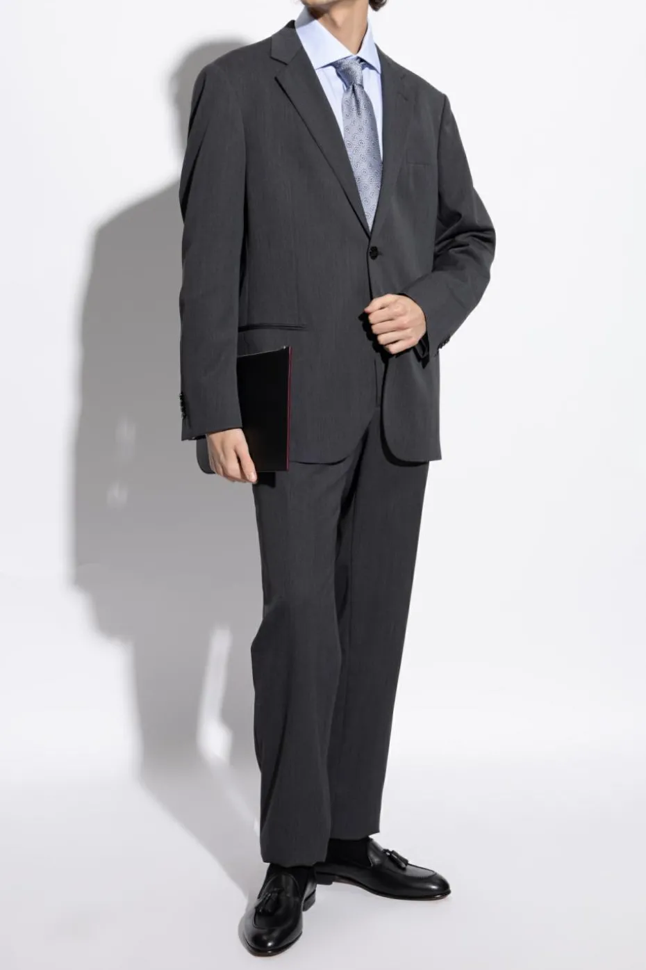 Brioni BLACK Leather 'loafers'