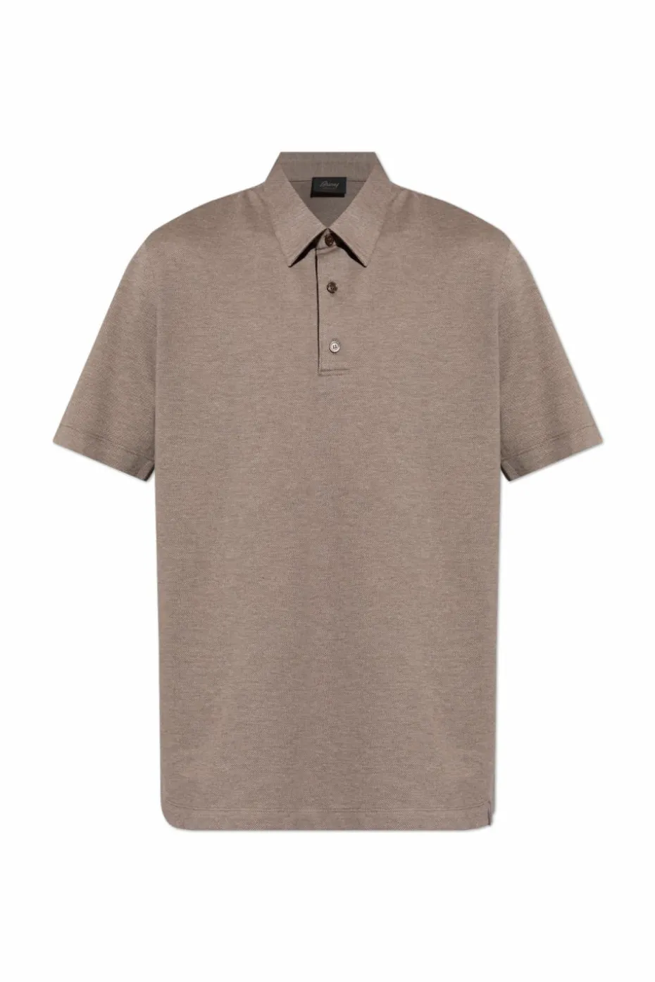 Brioni BROWN Cotton polo
