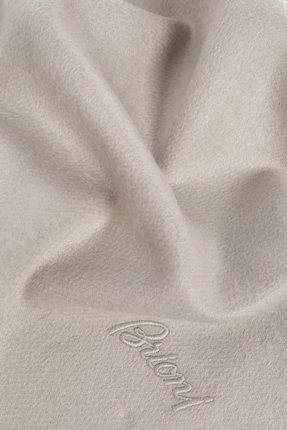 Brioni GREY Cashmere scarf