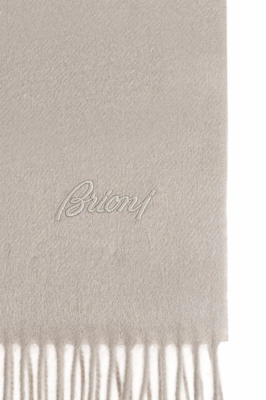 Brioni GREY Cashmere scarf