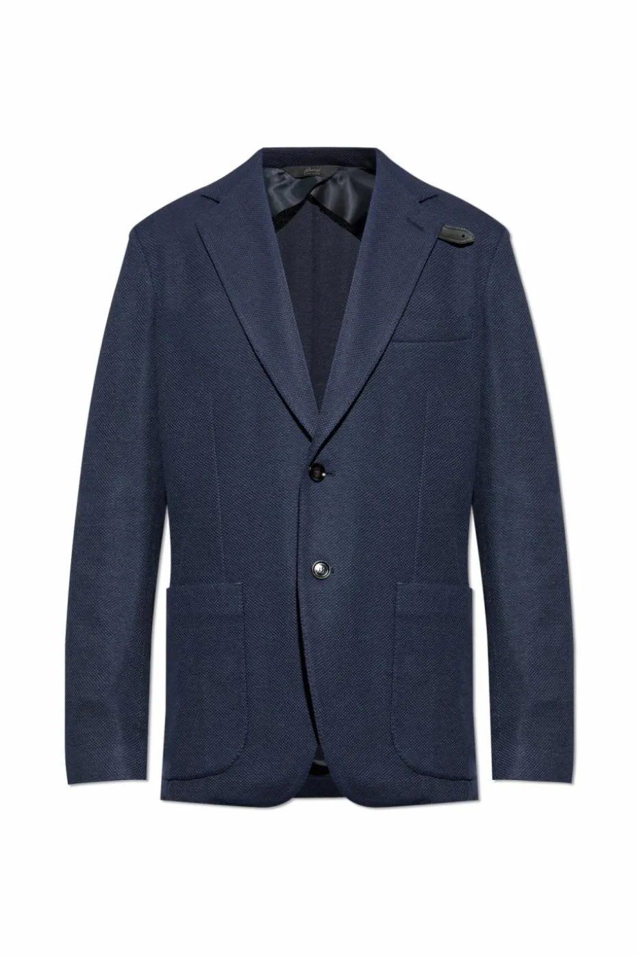 Brioni NAVY BLUE Blazer with double vent
