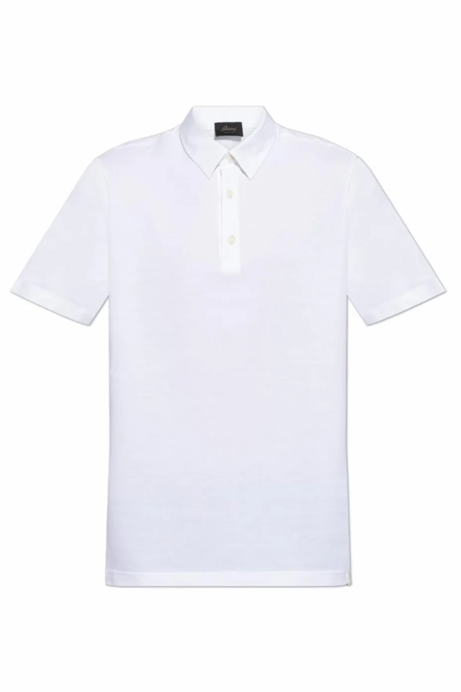 Brioni WHITE Polo with logo