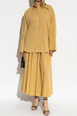 By Malene Birger beige "Derris" shirt