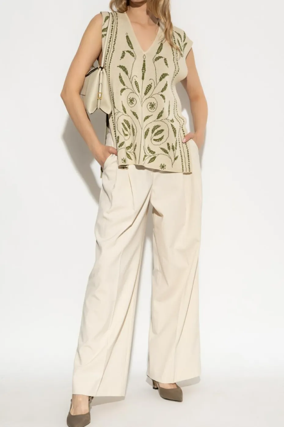 By Malene Birger beige "Isolt" vest