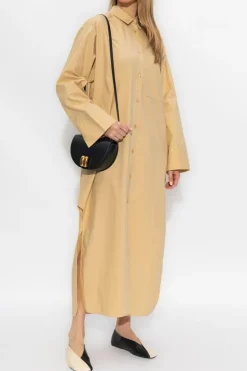 By Malene Birger beige ‘Perros’ shirt dress