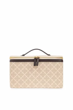 By Malene Birger beige Set of two cosmetic bags `Bae`