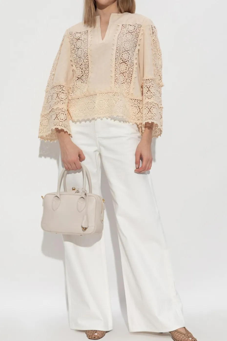 By Malene Birger beige Top Donna