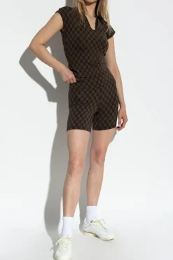 By Malene Birger BROWN Short leggings "Siola"