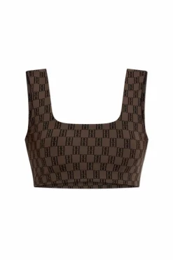 By Malene Birger BROWN Top with logo