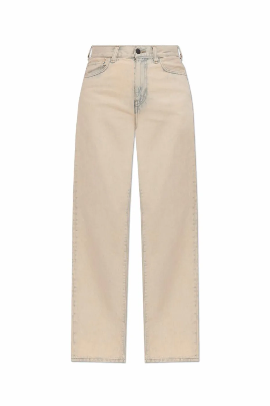 Carhartt WIP beige High-waisted jeans