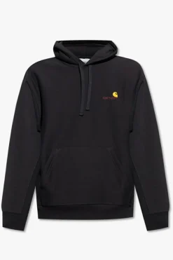 Carhartt WIP BLACK Hoodie with logo
