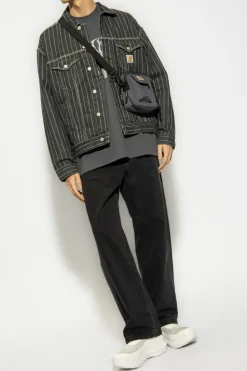 Carhartt WIP BLACK Jeans with logo