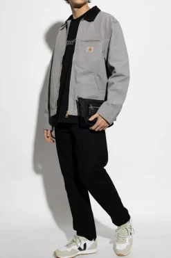 Carhartt WIP BLACK Jeans with logo