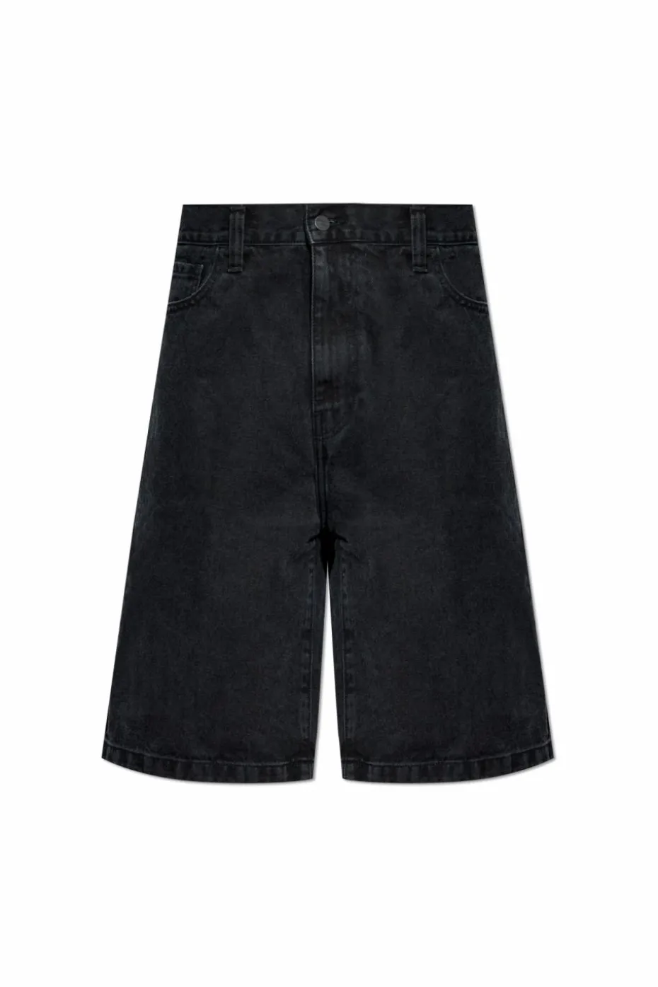 Carhartt WIP BLACK Shorts with logo
