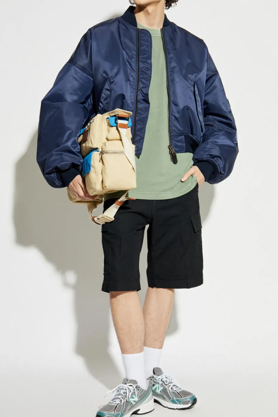 Carhartt WIP BLACK Shorts with pockets