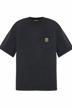 Carhartt WIP BLACK T-shirt with logo