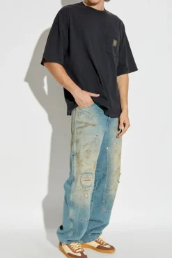 Carhartt WIP BLACK T-shirt with logo