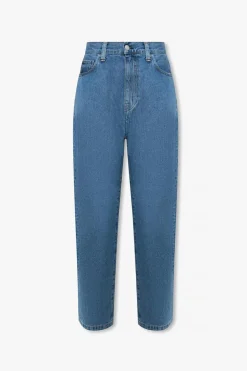 Carhartt WIP BLUE āLandonā jeans with logo