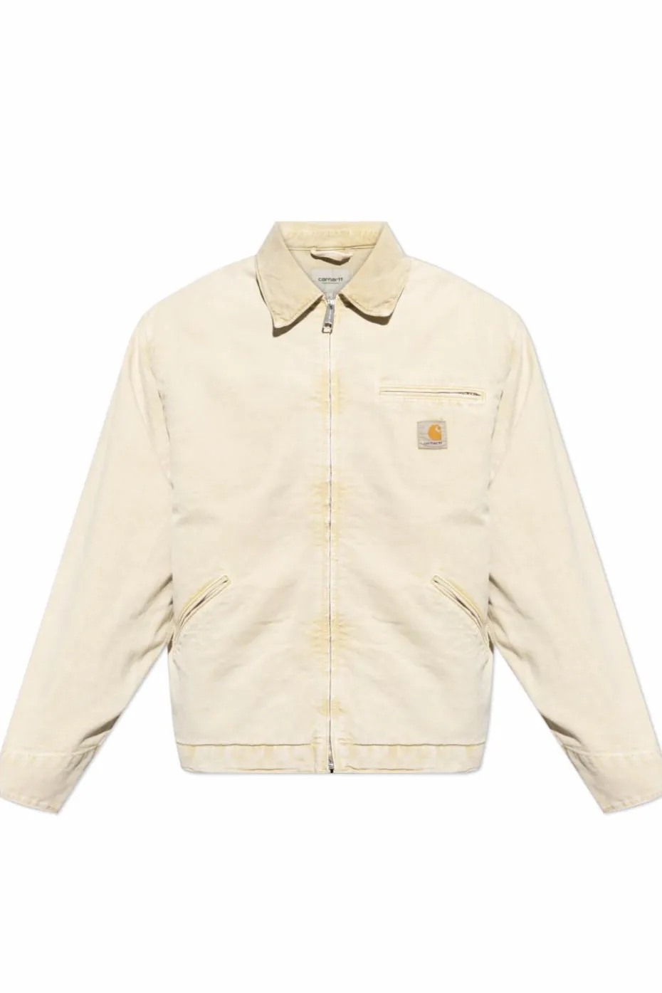 Carhartt WIP cream Jacket with logo patch