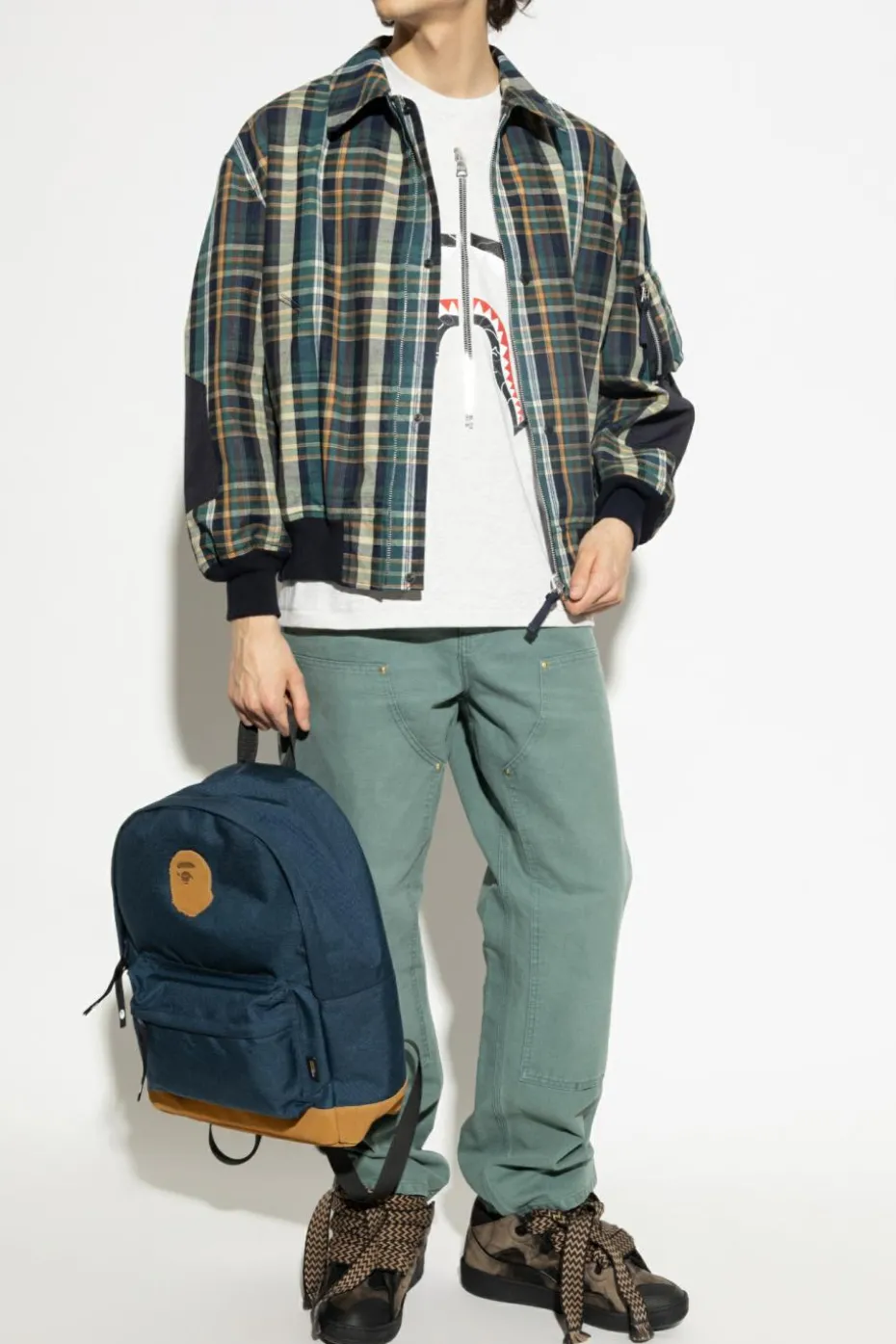 Carhartt WIP GREEN Pants with pockets