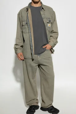 Carhartt WIP GREY Denim shirt `Tigan`