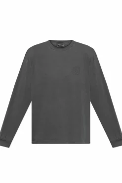 Carhartt WIP GREY Long-sleeve T-shirt "Terrestrial"
