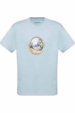 Carhartt WIP light blue T-shirt "Mirror"