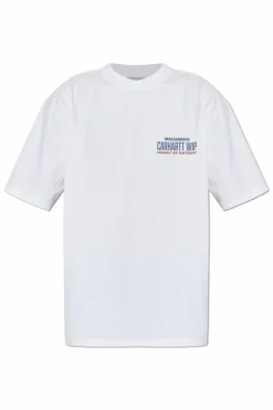 Carhartt WIP WHITE T-shirt with logo