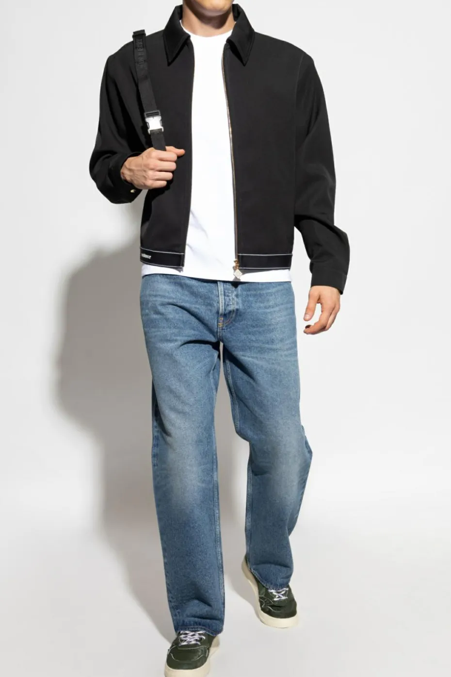 Casablanca BLACK Lightweight jacket with logo