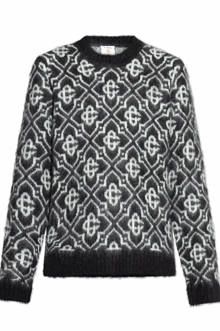 Casablanca BLACK Monogram sweater