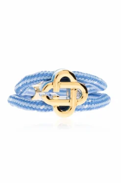 Casablanca BLUE Bracelet with logo