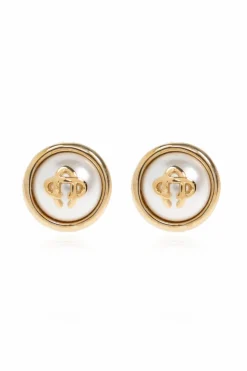 Casablanca GOLD Brass earrings