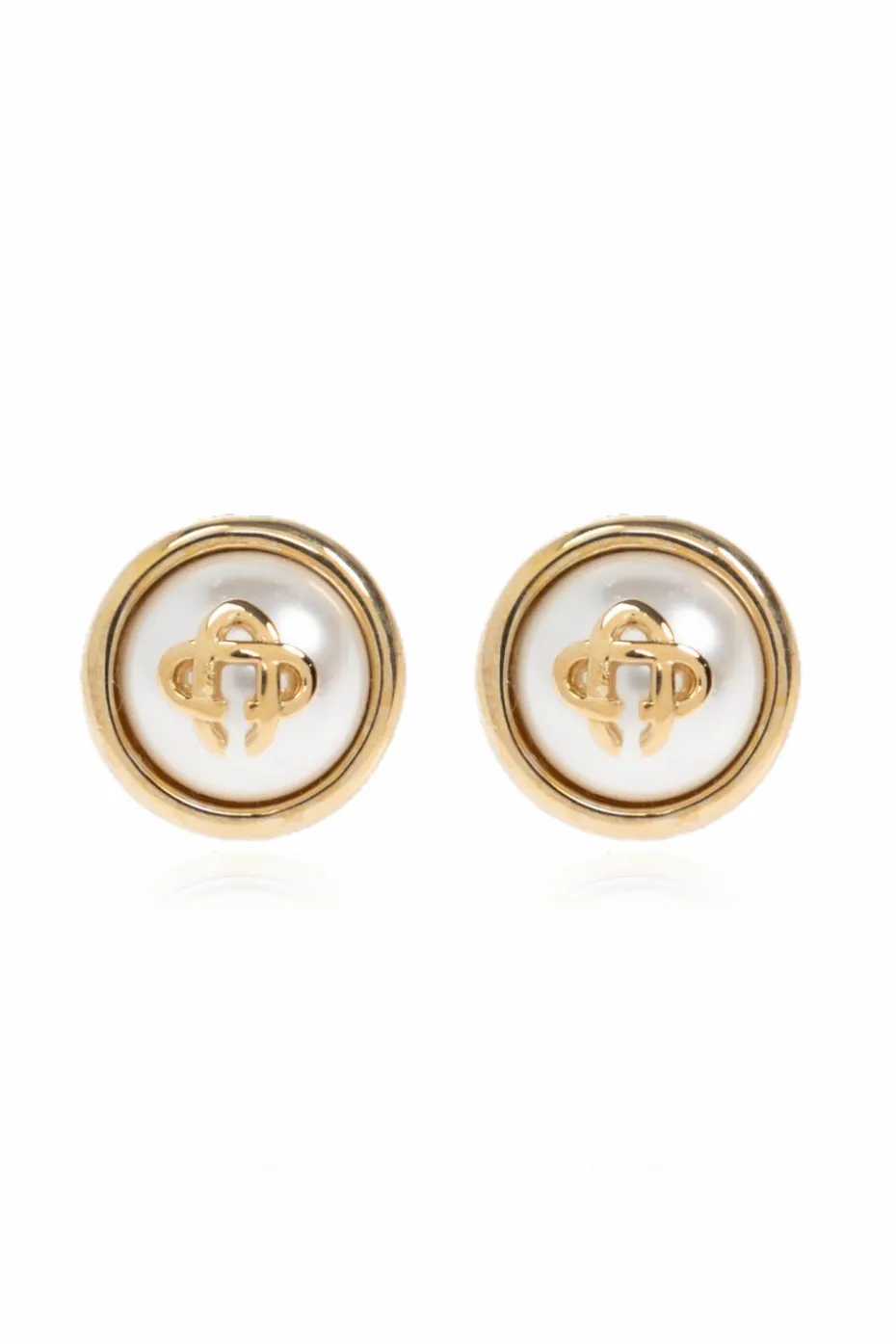 Casablanca GOLD Brass earrings