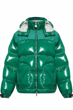 Casablanca GREEN Insulated jacket with monogram