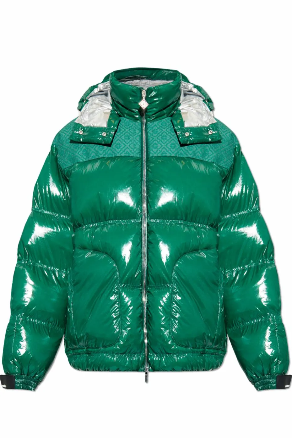 Casablanca GREEN Insulated jacket with monogram