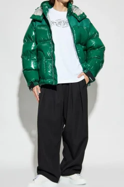 Casablanca GREEN Insulated jacket with monogram