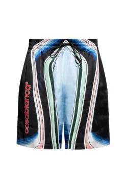 Casablanca MULTICOLOUR Silk shorts