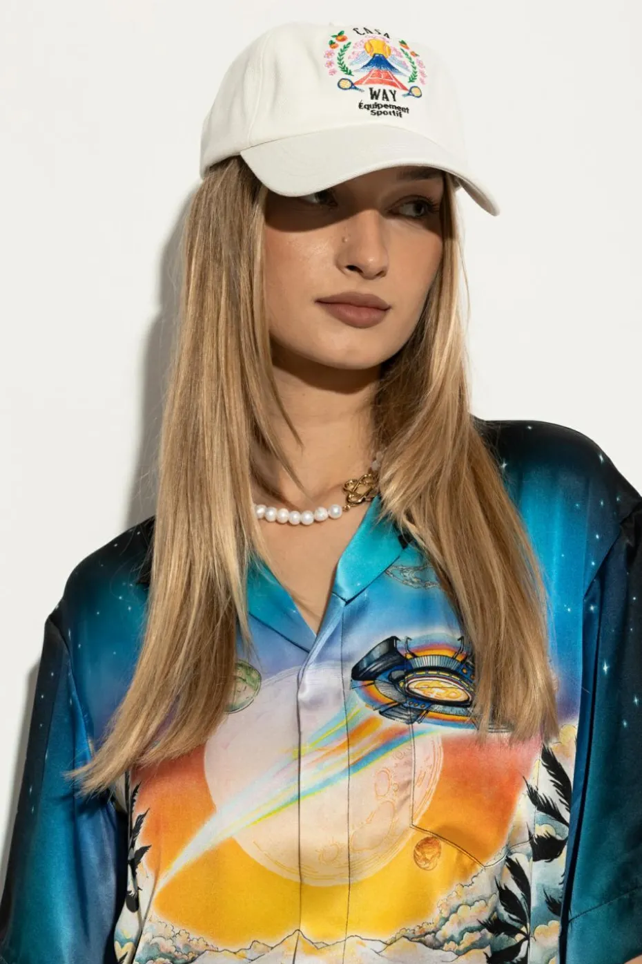 Casablanca WHITE Baseball cap