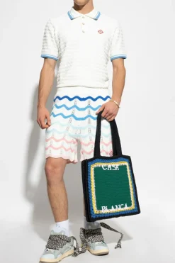 Casablanca WHITE Cotton shorts