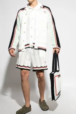 Casablanca WHITE Cotton shorts