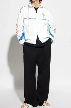 Casablanca WHITE Light jacket with logo