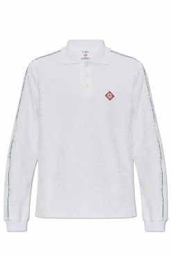 Casablanca WHITE Polo with logo