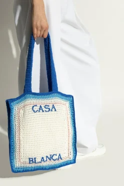Casablanca WHITE shopper bag