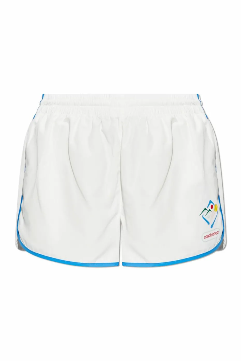 Casablanca WHITE Shorts with logo